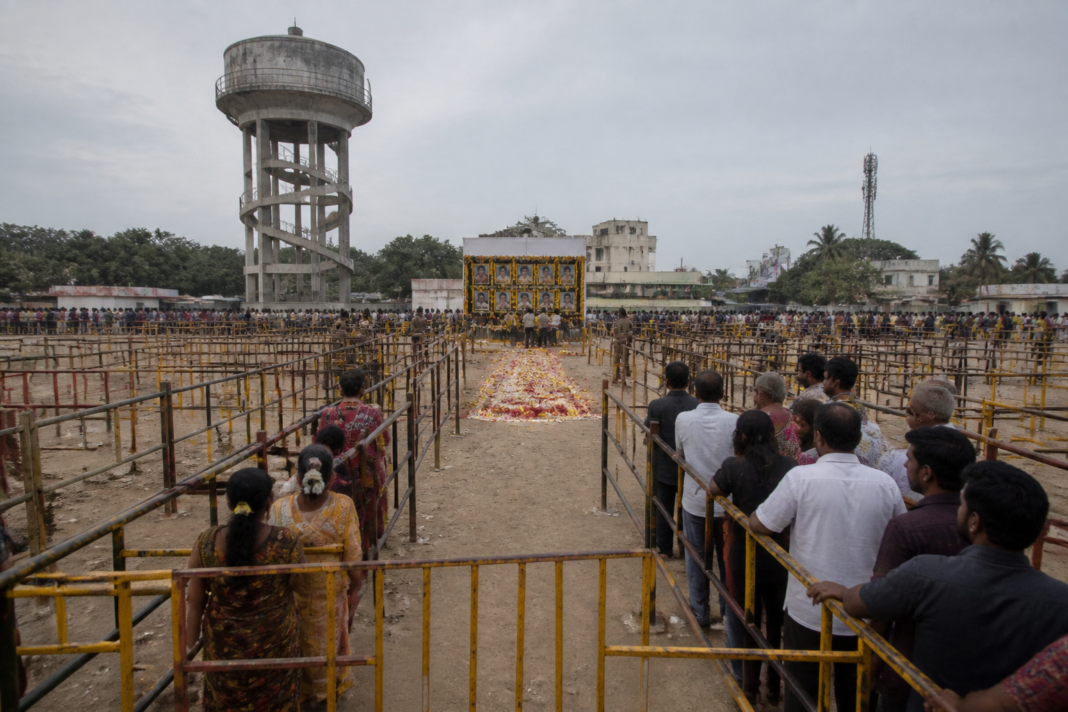 Karur stampede anniversary tribute and public-event safety concerns in Tamil Nadu