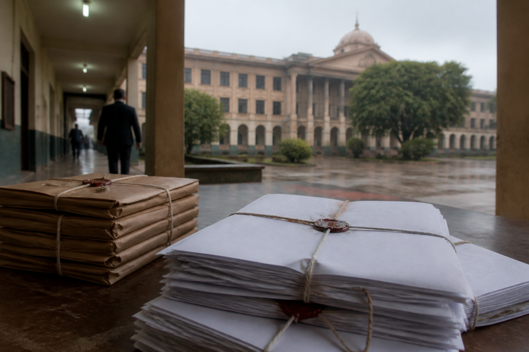 KPSC recruitment fraud investigation involving a Bengaluru court and government examination documents