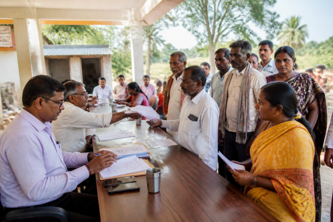 Mysuru public grievances camp where residents submit applications to local officials