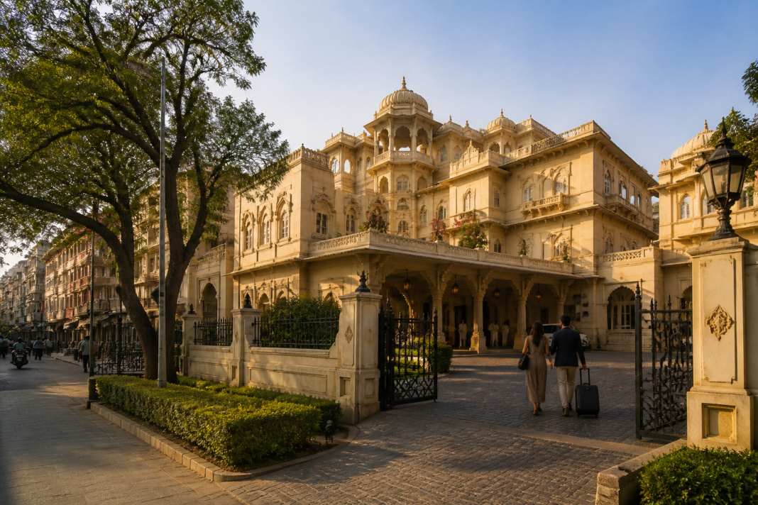 Michelin Key hotels in India, including a luxury heritage property in an urban setting
