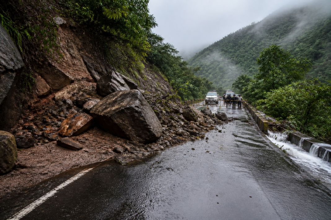 Kalinga Ghati road closed after landslides and rockfalls in rain-hit Odisha