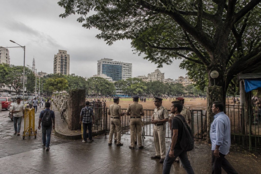Shivaji Park in Mumbai, linked to the denied protest permission