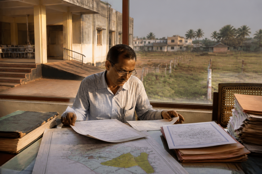 Sircilla land encroachment claims involving government land and regional land records in Telangana