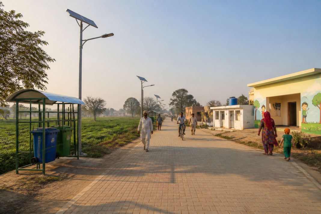 Punjab model villages programme covering rural streets and new civic infrastructure