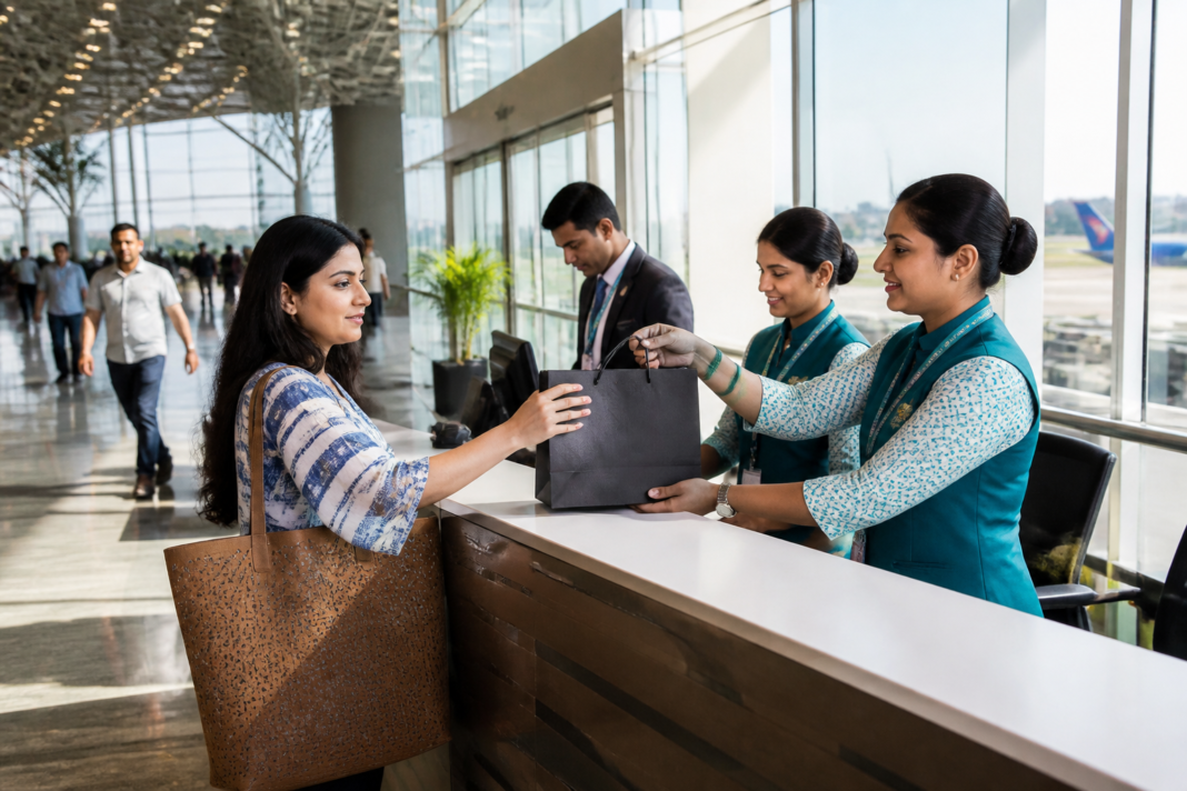 Navi Mumbai Airport duty-free pre-order service for international passengers