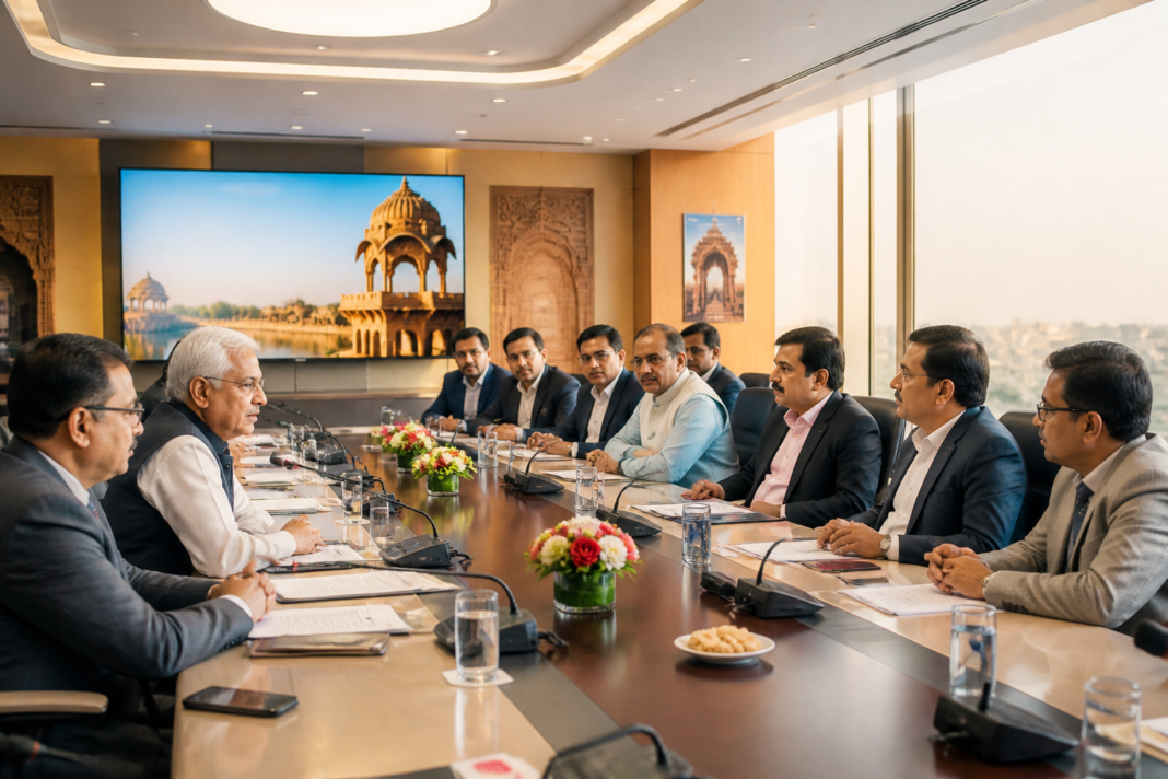Rajasthan industrial investment outreach meeting with Kolkata business leaders and officials