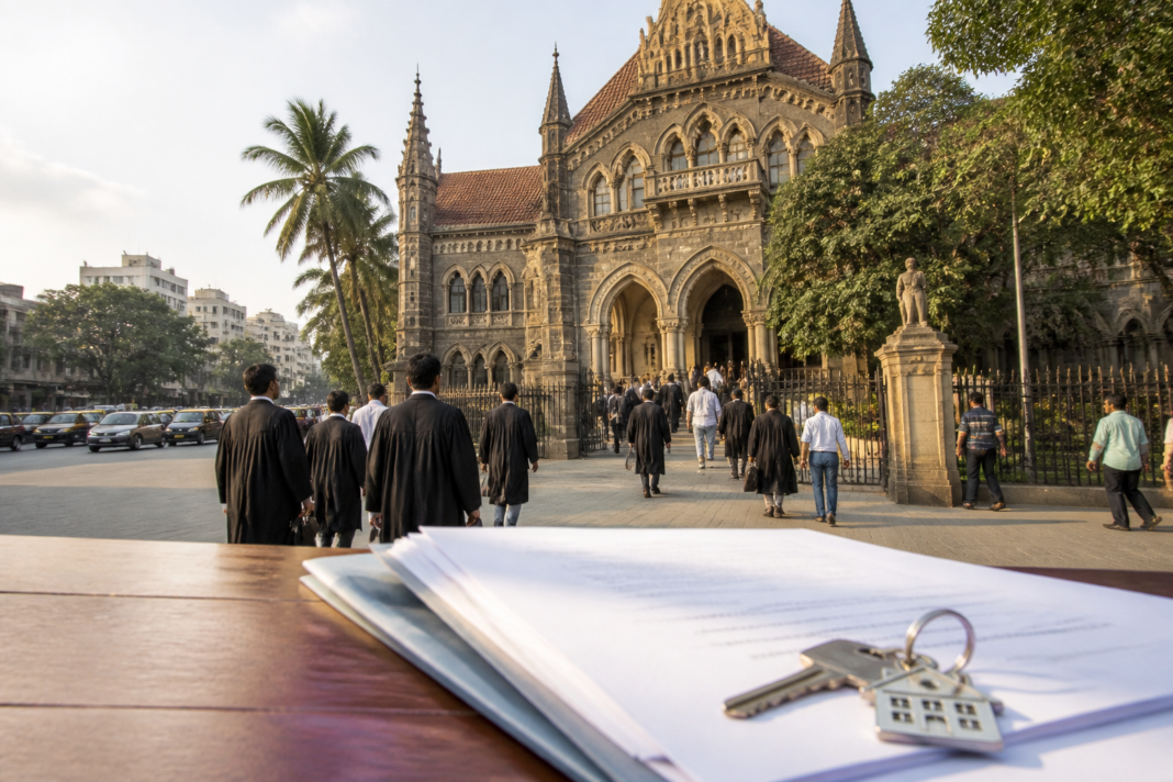 Bombay High Court hearing on a flat buyer FIR and public financial accountability