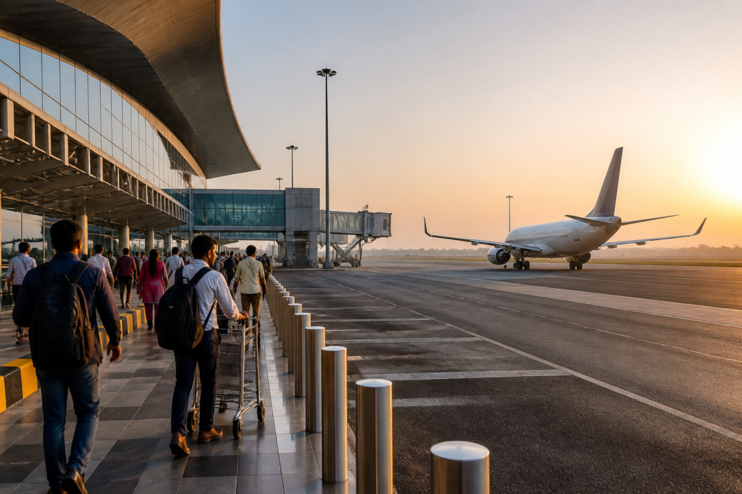 Noida airport flights operating from Noida International Airport terminal