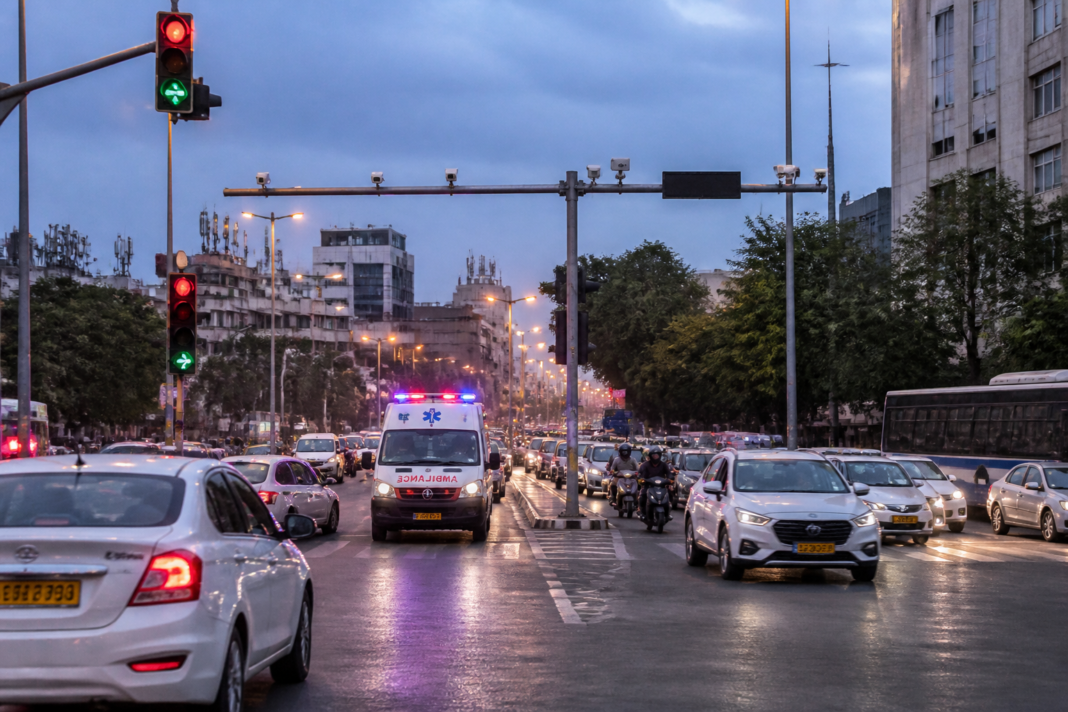 Delhi Intelligent Traffic Management System managing traffic at a busy city junction