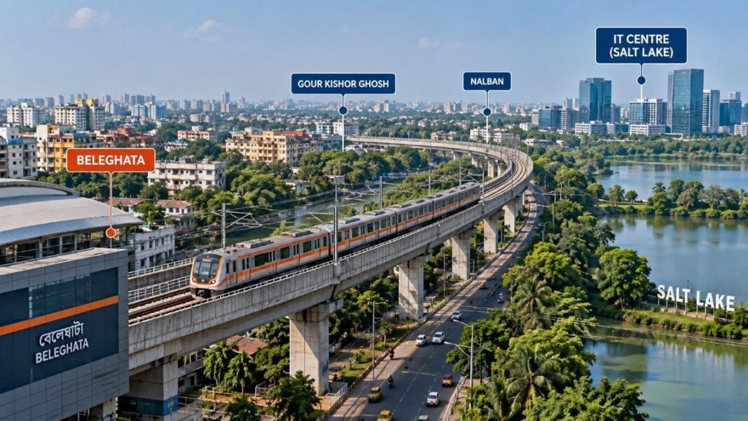Kolkata Orange Line Trial Reaches Sector V, Clearing Route for New Link