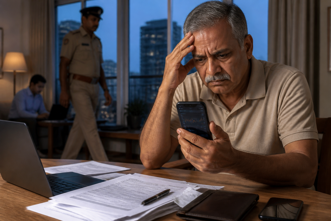 Fake trading app scam Hyderabad linked to a cybercrime investigation