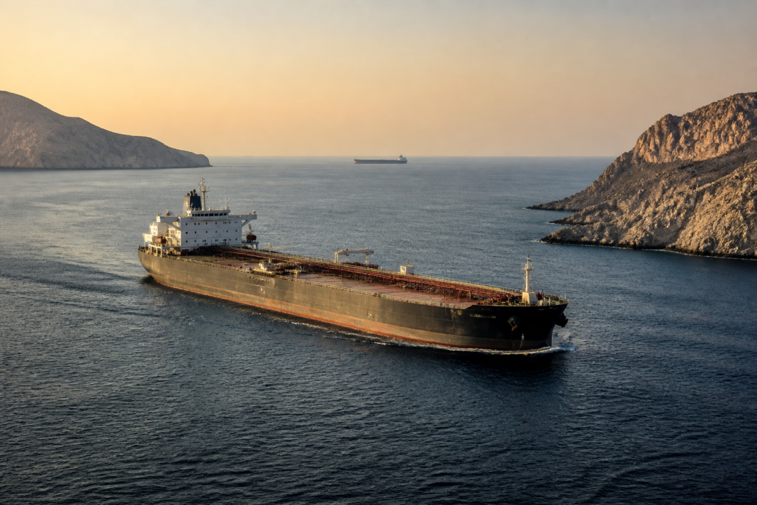 Indian oil refiners arranging crude shipments through the Strait of Hormuz