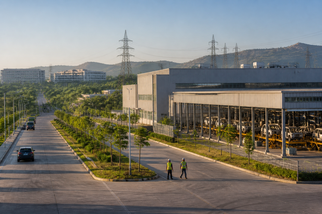 Pune Growth Hub industrial corridor with advanced manufacturing and technology facilities