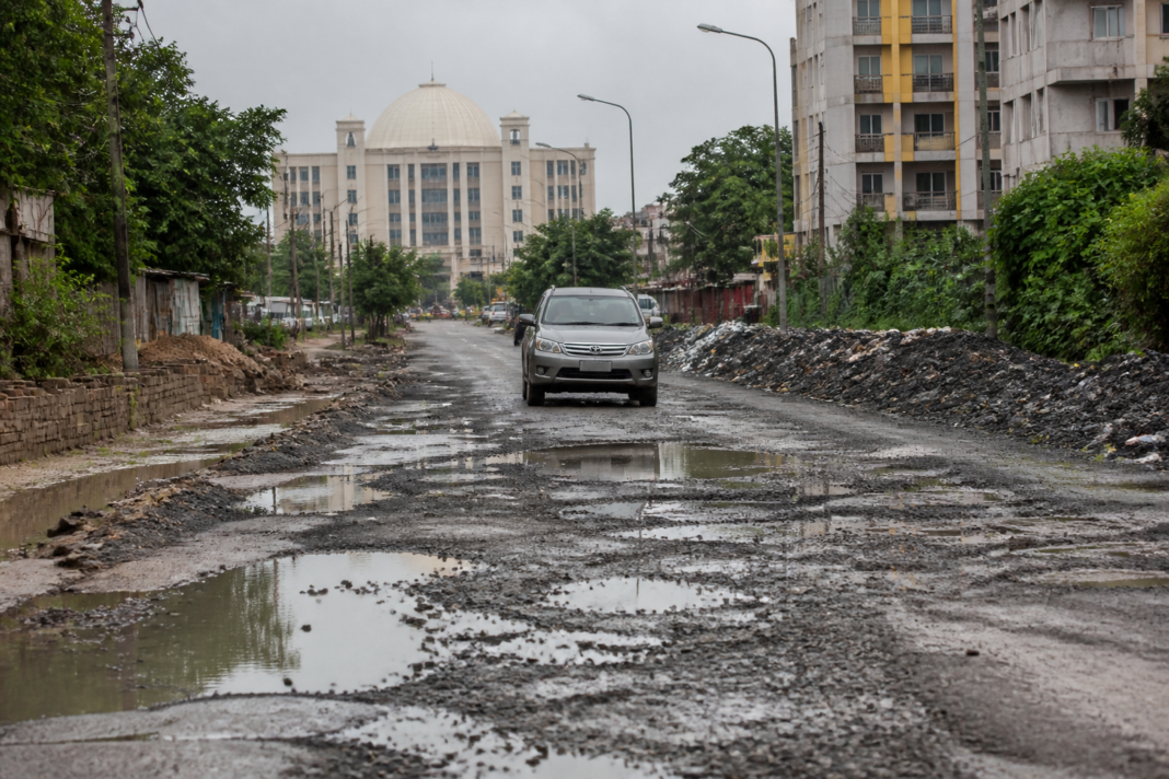 Road leading to the SIR tribunal at Joka, highlighting West Bengal’s poor access infrastructure.