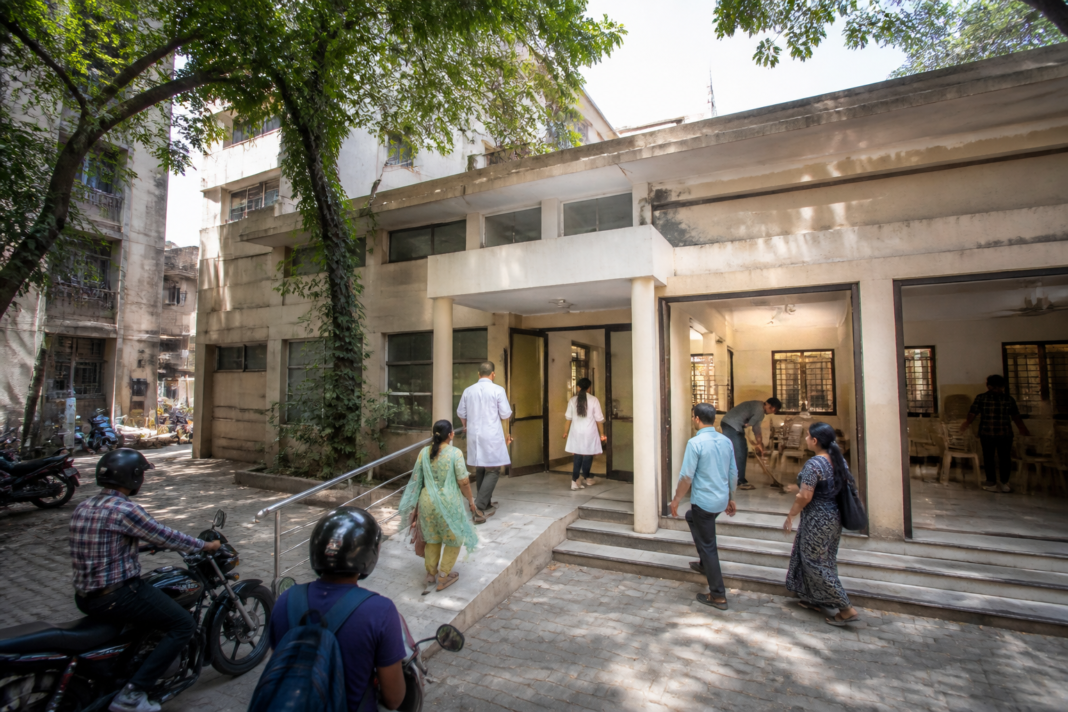 Delhi Arogya Mandirs planned inside an MCD community hall in an urban neighbourhood.