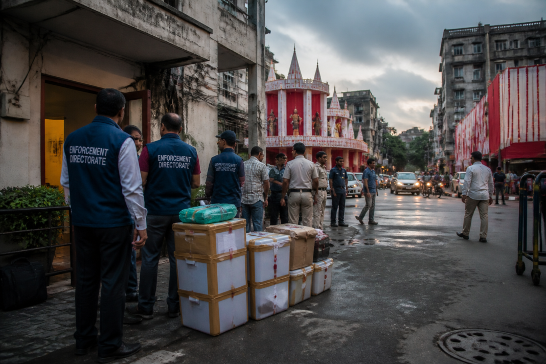 Durga Puja probe linked to Kolkata preview shows and Enforcement Directorate searches