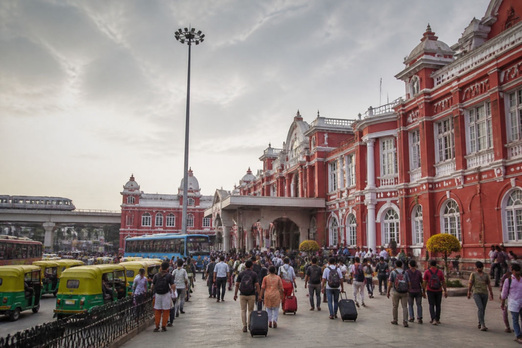 Bengaluru railway station at Majestic, a major transport hub connecting rail, bus and Metro services