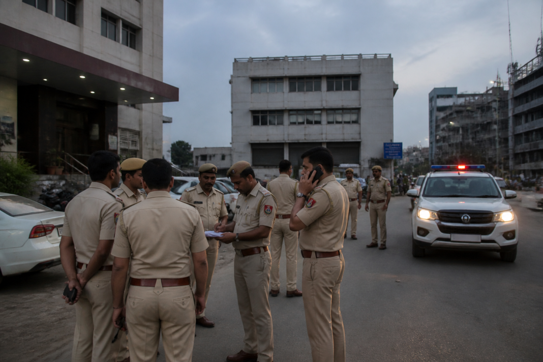 Delhi extortion calls investigation involving police and contractors in the NCR