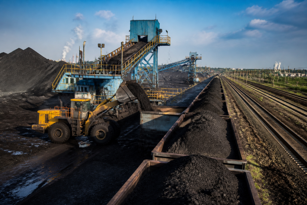 Coal India supplies being loaded for transport to thermal power plants