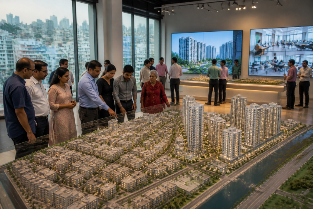 Dharavi Experience Centre showcasing Mumbai redevelopment plans and future homes