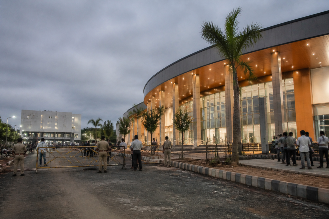 Vasai Virar sports complex building awaiting a disputed civic inauguration
