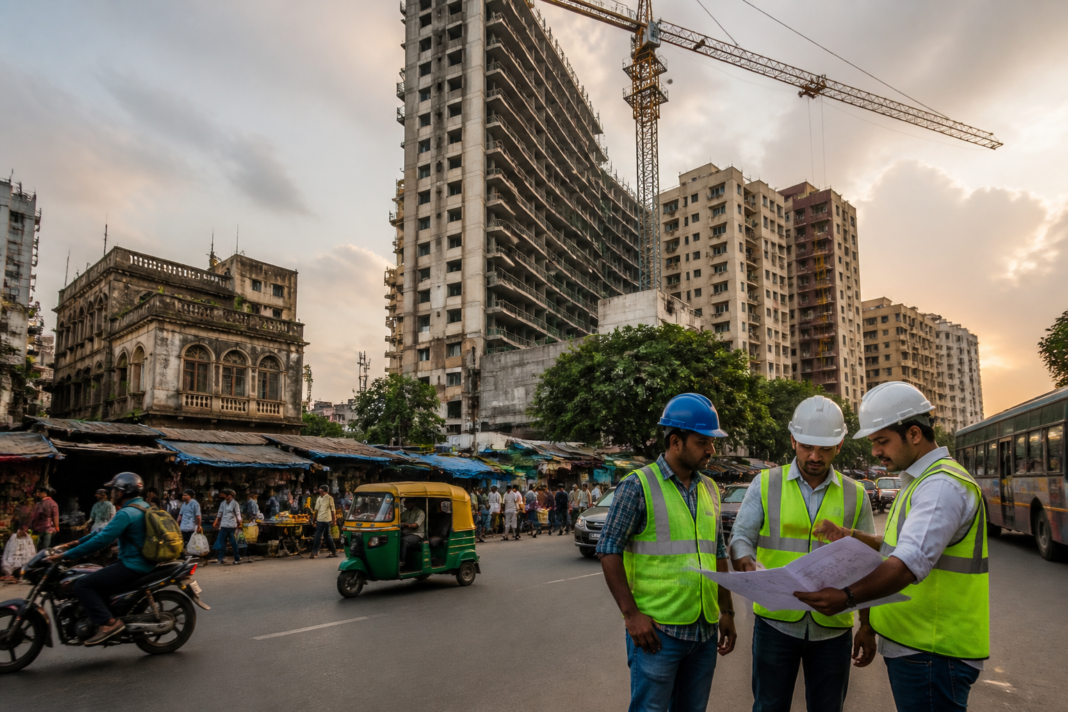 Bengal real estate discussion represented by Kolkata housing and construction activity