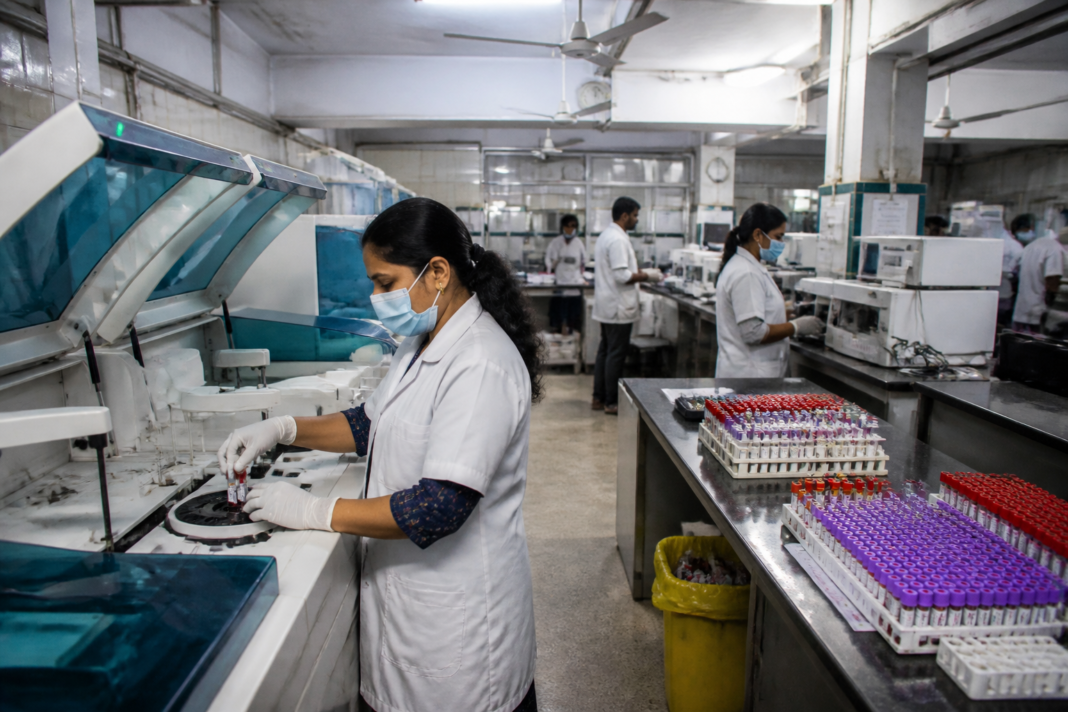 Thiruvananthapuram MCH laboratory services continuing with diagnostic testing equipment