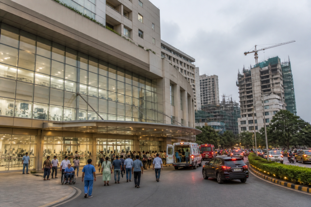 India hospital investment reshaping a modern urban hospital and patient access