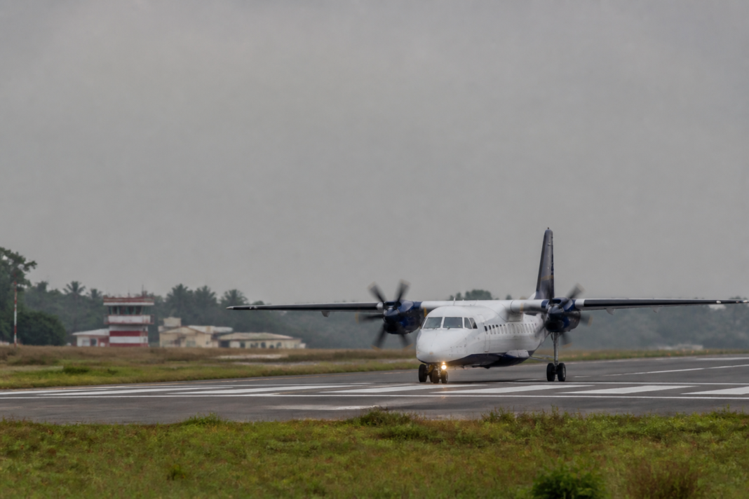 UDAN scheme Bengal airports with a regional aircraft on a runway in eastern India