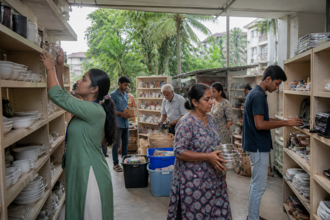 Relove campaign swap shop promoting reuse and waste reduction in Kochi