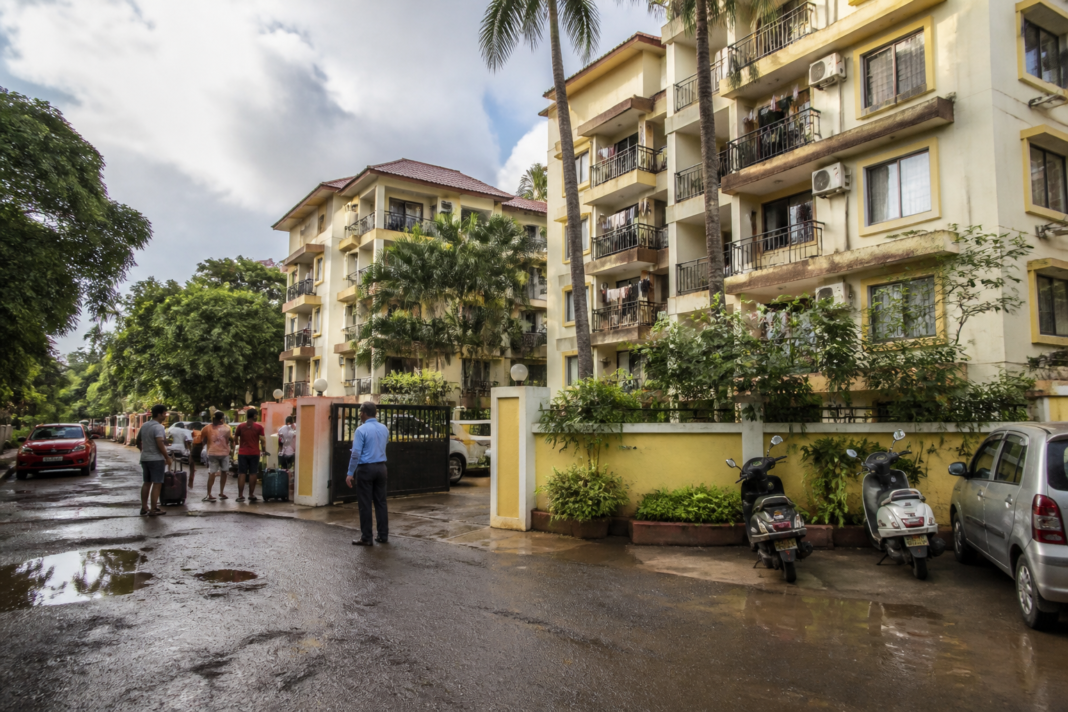 Residential housing complex in Calangute linked to illegal tourist rentals in Goa