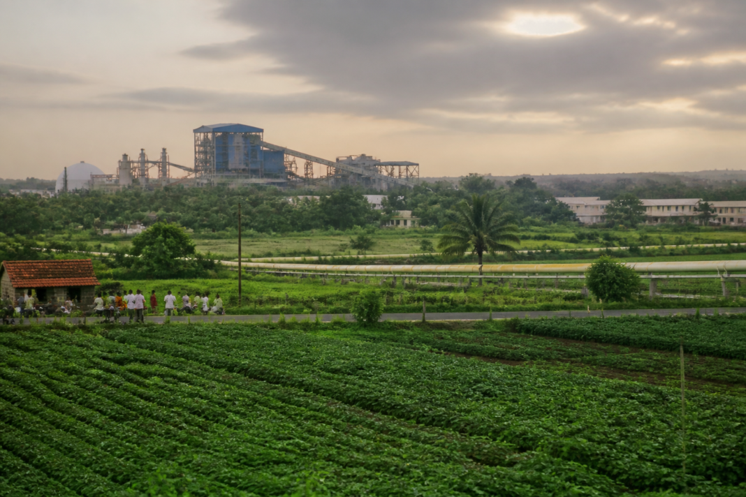 Siddapur solid waste facility site near farmland and rural settlements in Telangana