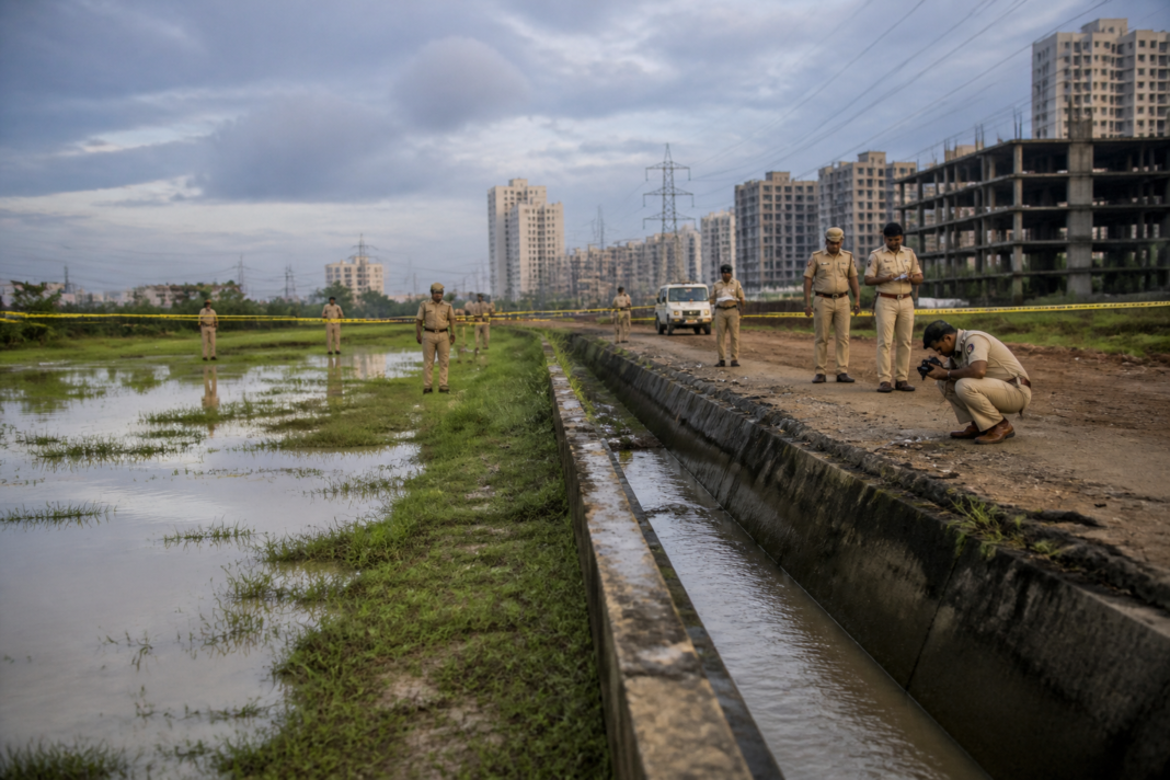 Gurugram police lapses highlighted by an unidentified body investigation near an urban drain