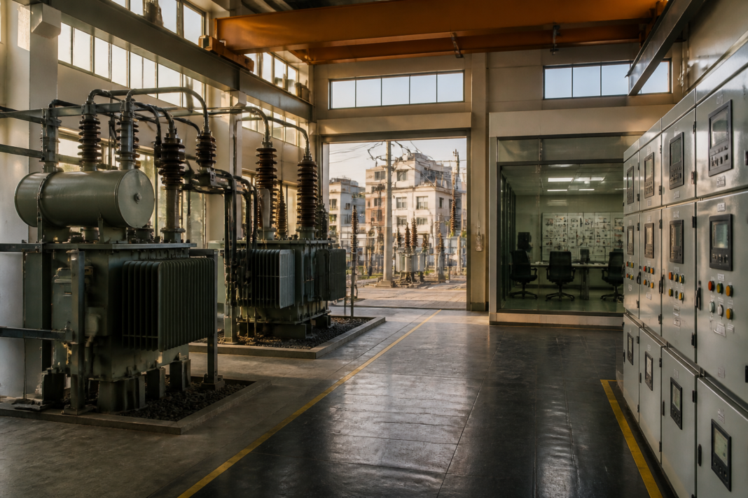 Indoor substation Karimnagar with electrical switchgear and control equipment