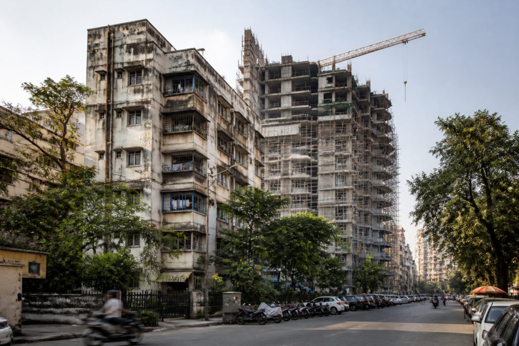 Pune redevelopment projects underway in a Kothrud residential neighbourhood