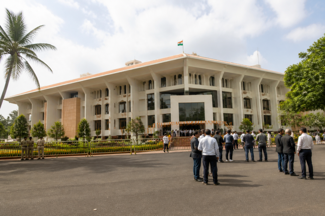 Goa Assembly complex during the silver jubilee celebrations and public spending dispute