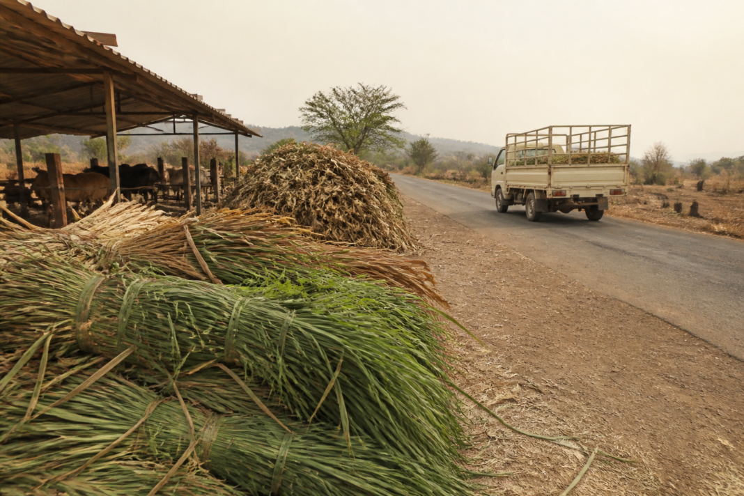 Chandrapur fodder ban restricting green fodder transport during drought conditions