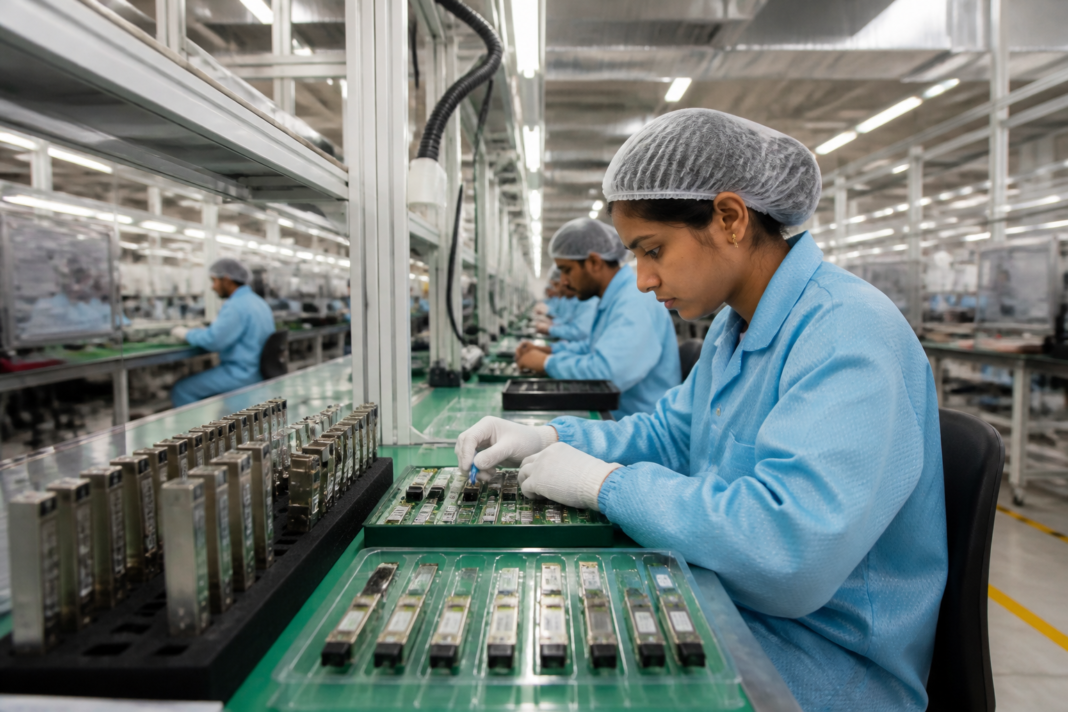 Optical transceiver equipment for the Dixon Gemtek joint venture in India