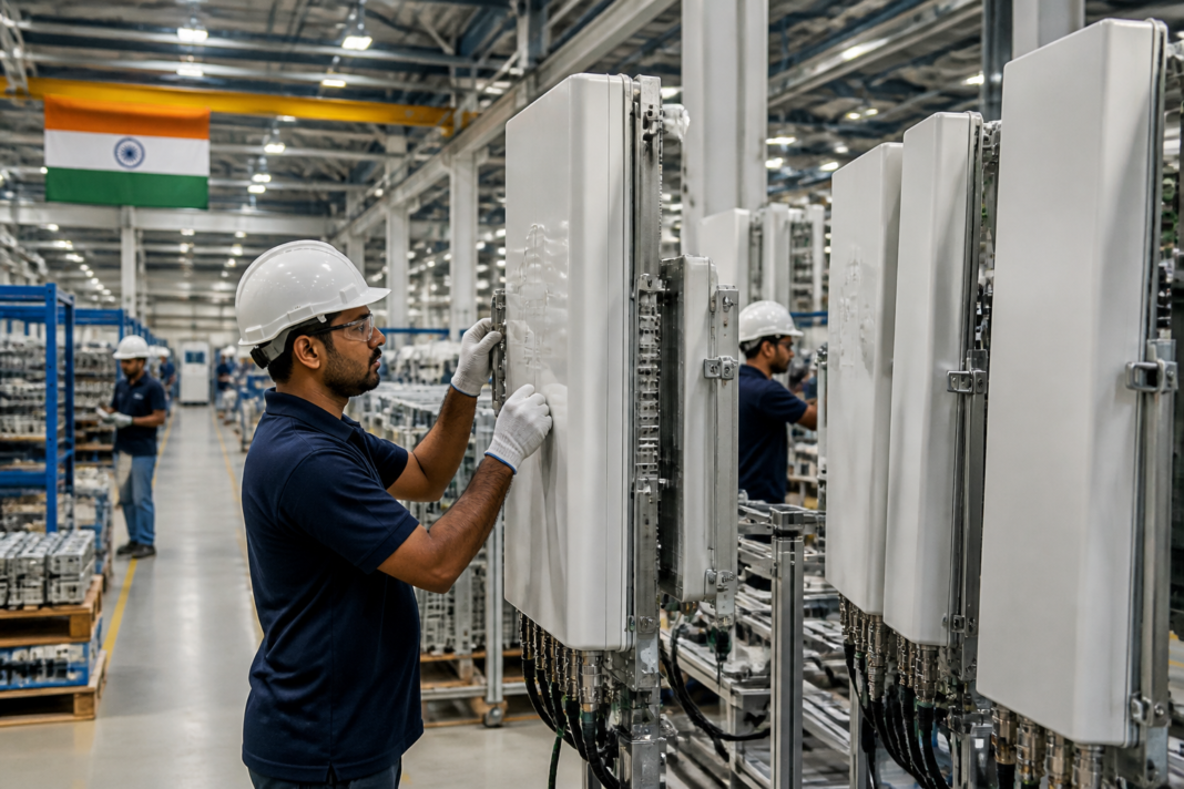 Ericsson antennas manufactured in India for 5G telecom networks and export markets