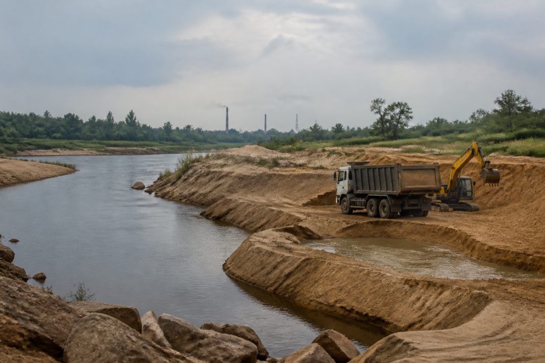 NGT sand mining case involving alleged illegal extraction from a Brahmani river quarry in Angul, Odisha