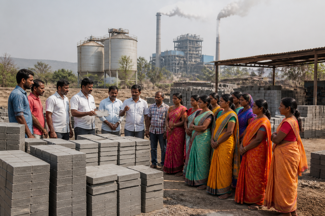 Fly ash utilisation initiative involving Ramgarh MSMEs and ash-based construction products