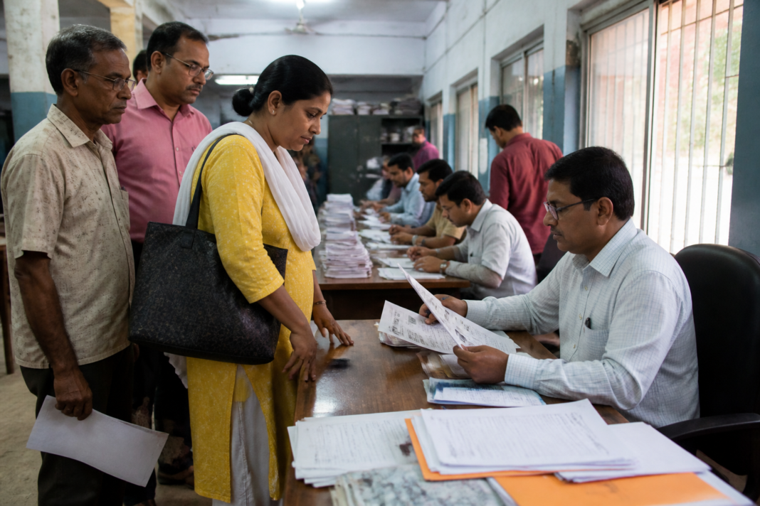 West Bengal Form 6 rule affecting voters at a Kolkata electoral registration office