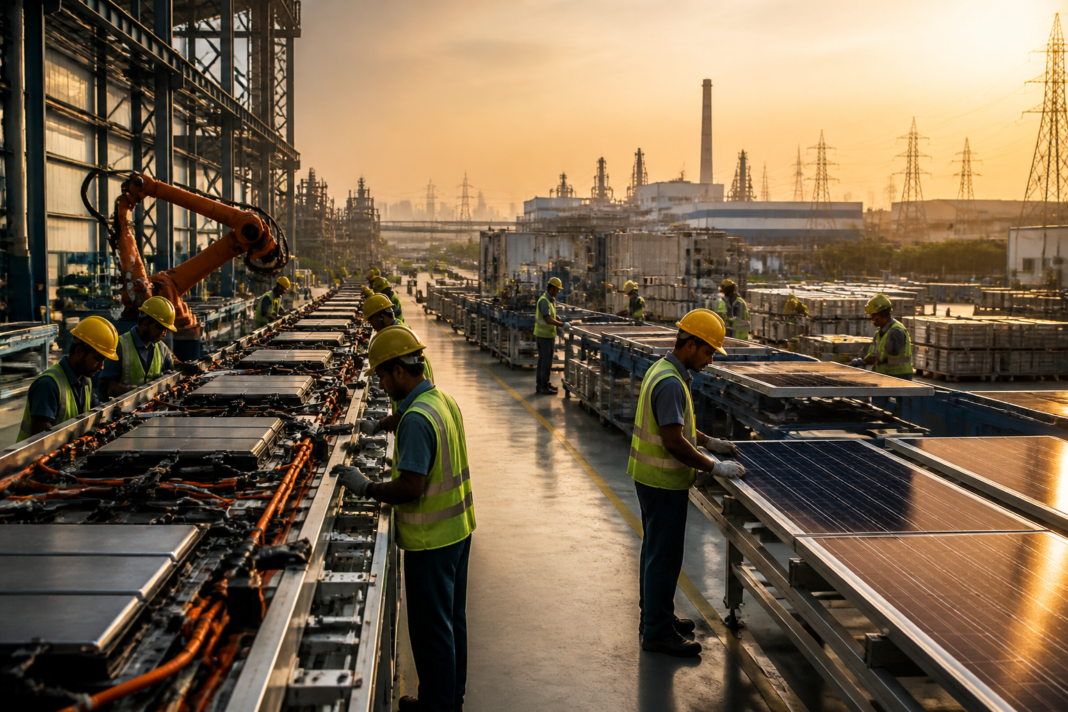 Structural excess capacity threatens global factories producing electric vehicles, batteries and solar panels.