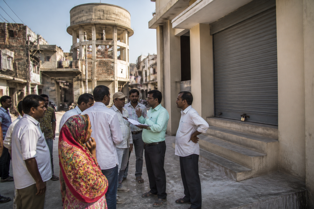 Ahmedabad Shahpur ward civic office where a councillor protested delayed municipal works