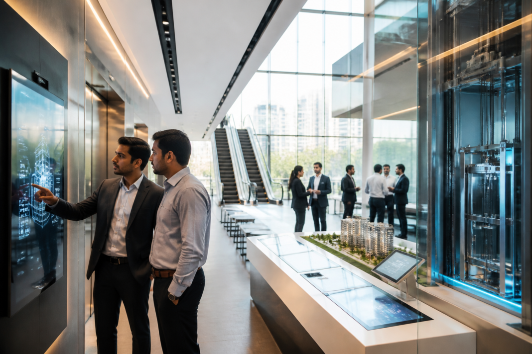 Pune digital experience centre showcasing connected elevator and smart building technologies