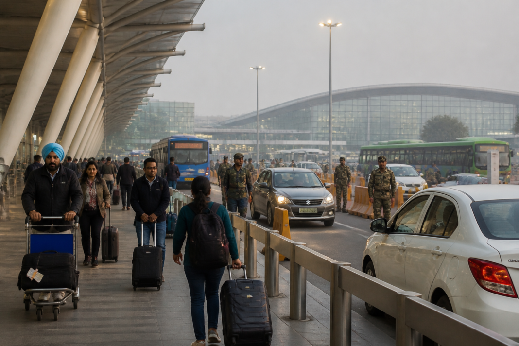 Delhi airport advisory for travellers outside IGI Airport amid traffic and security changes