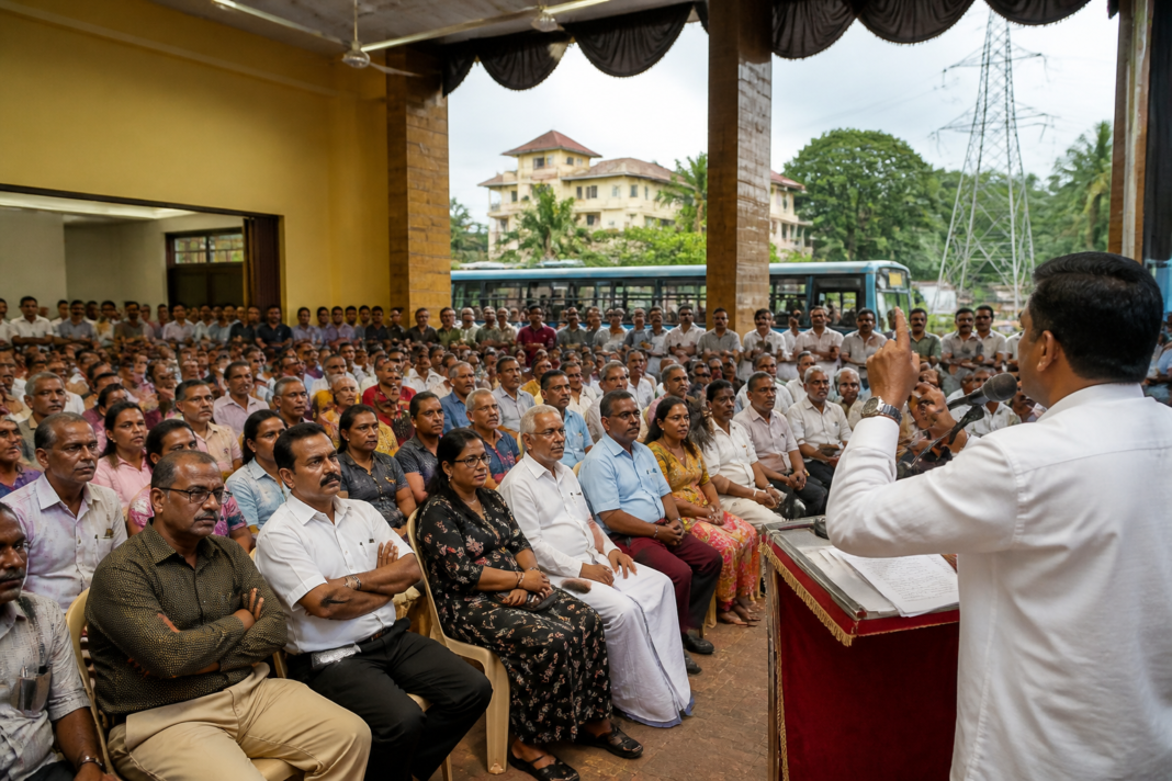 Goa election guarantees announced by Arvind Kejriwal at a public meeting in Margao