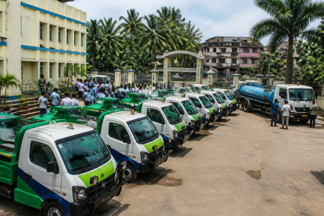 Agartala rapid response team vehicles launched for municipal civic services