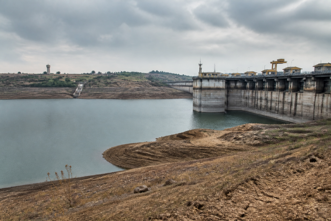 Ujani Dam water reservoir in Maharashtra during a drought-year allocation crisis