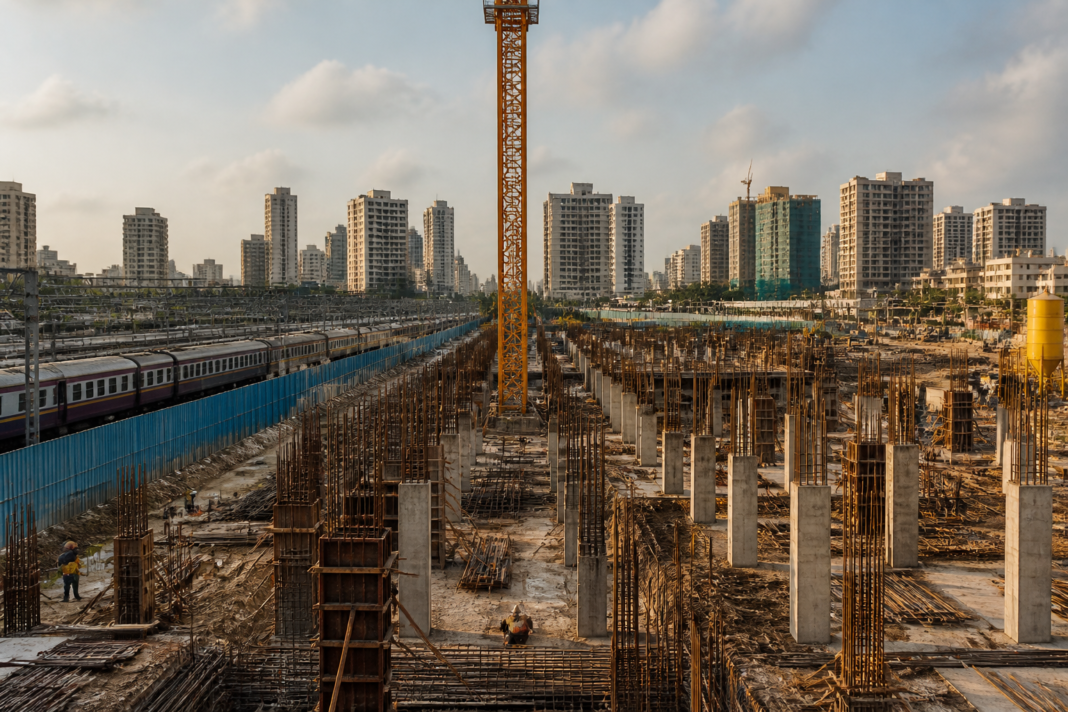 Dharavi redevelopment rehab towers planned at the Matunga railway site in Mumbai